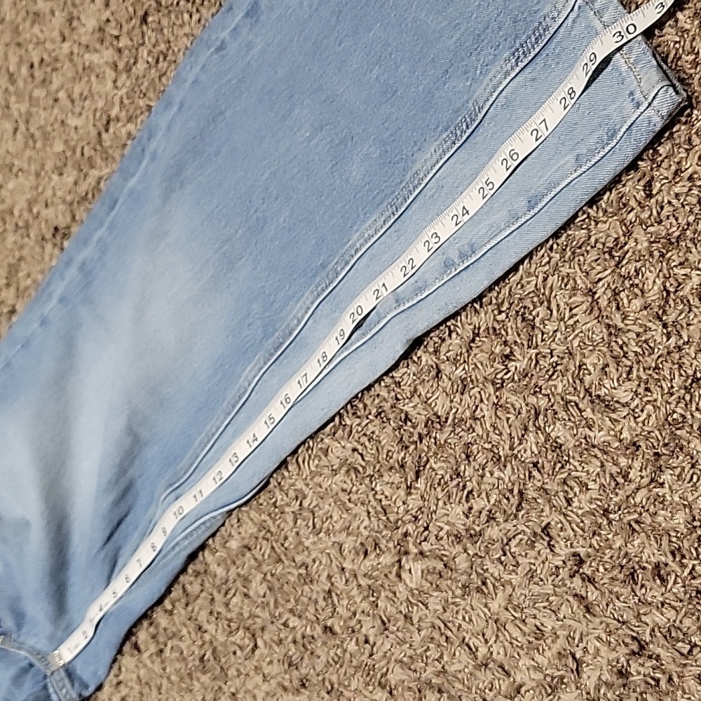 Levi's '94 Baggy Super Wide Leg 28 x 31 90s Mid Rise Take Chances - Picture 12 of 16